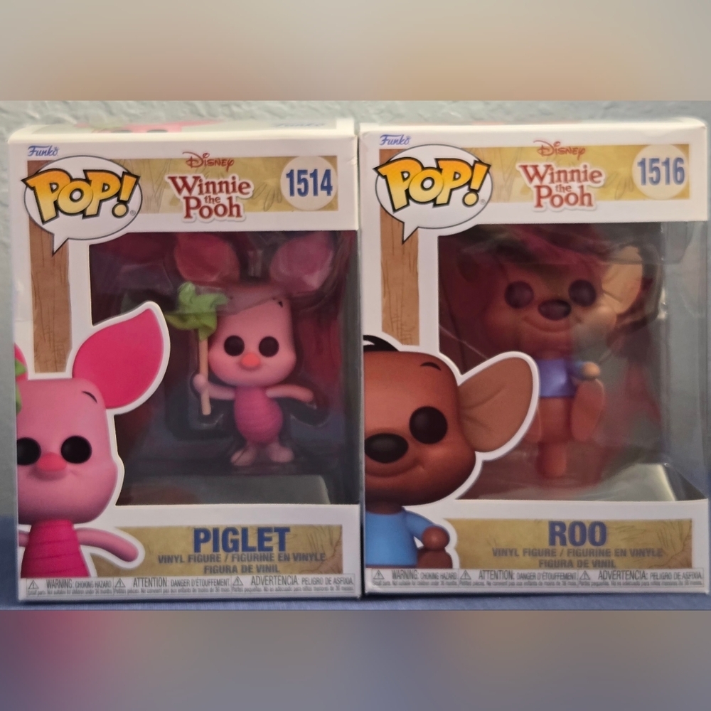 Funko Pop! Disney Winnie the Pooh Piglet and Roo Vinyl Figures
